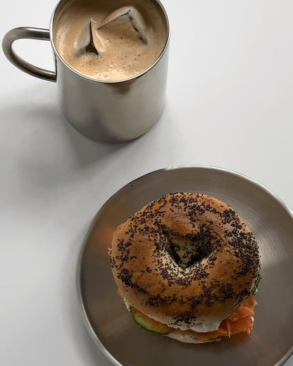 Set of Six Stainless Steel
Plate