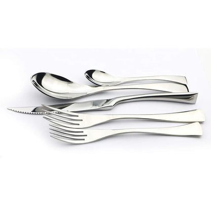 Serrated Tableware Knife Spoon Tableware
